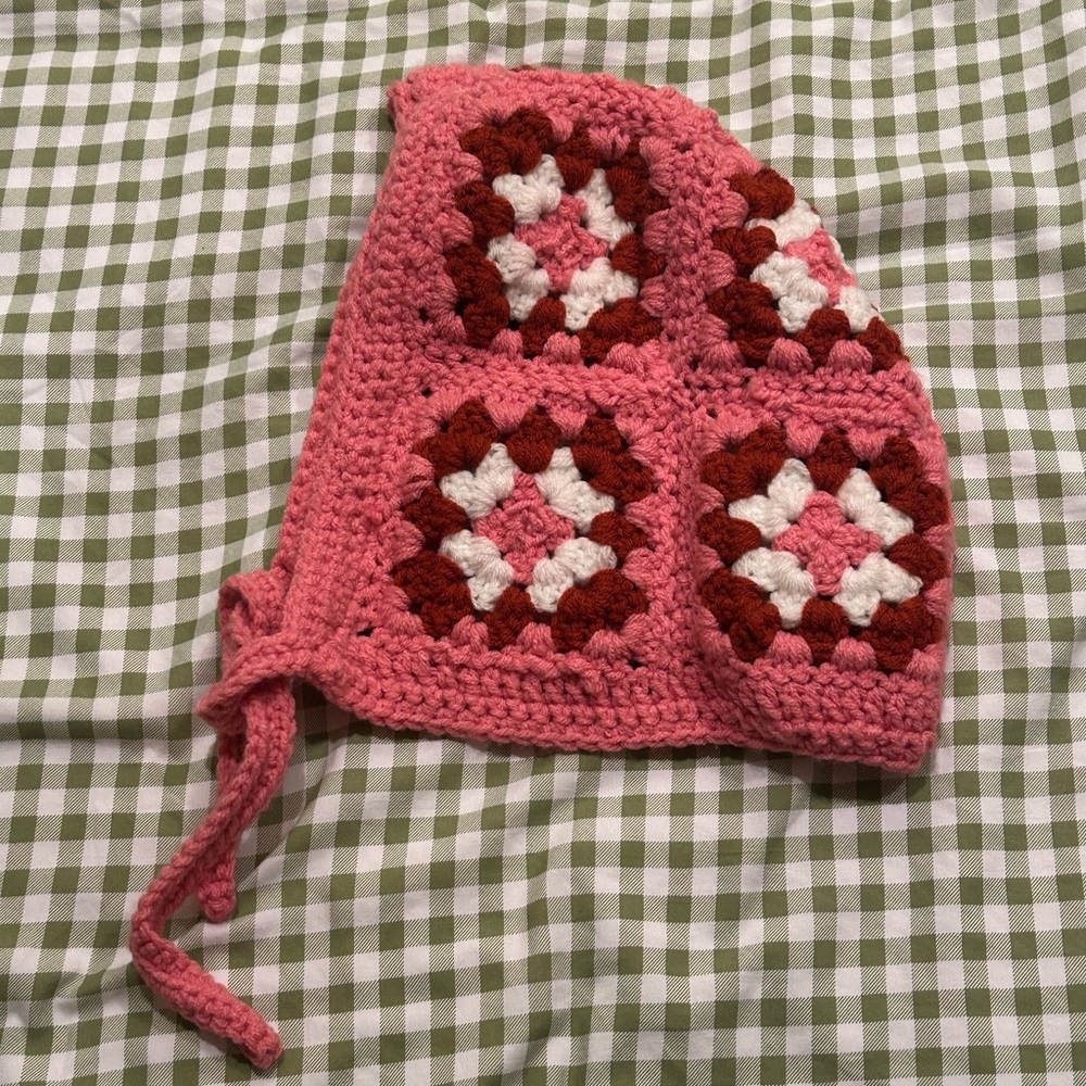 One of a Kind Handmade Crochet Balaclava Bonnet